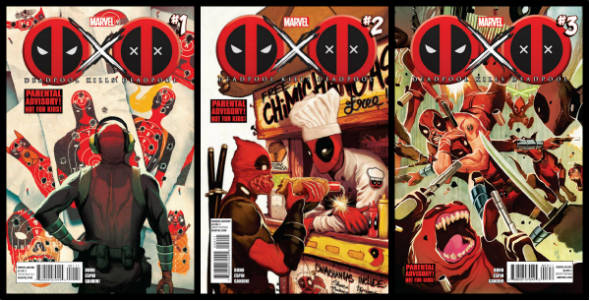 Capas das edicoes 1 a 3 deadpool kills mata deadpool