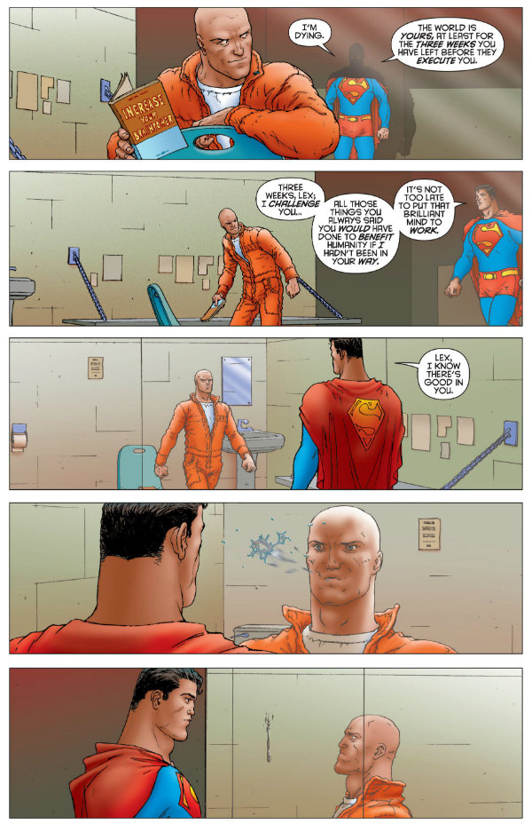 luthor superman prisão uniforme laranja