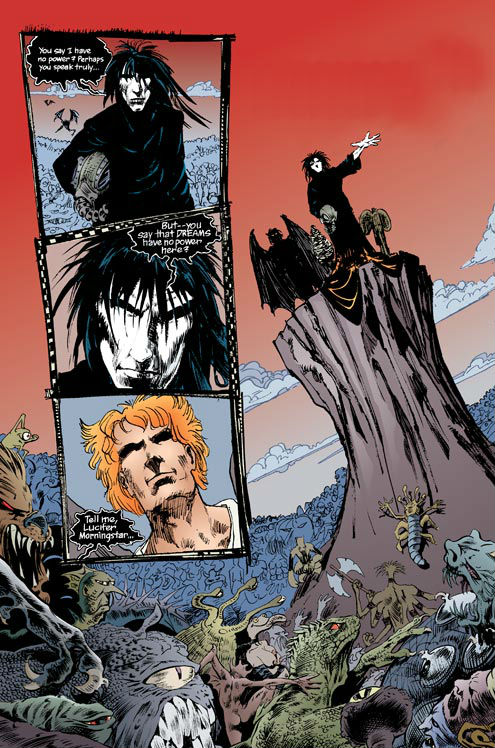 Sandman vai ao inferno.