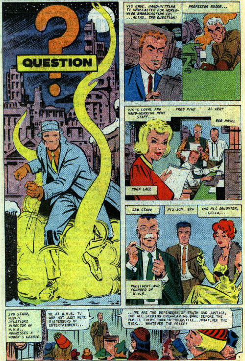 steve ditko o questao plano critico the question