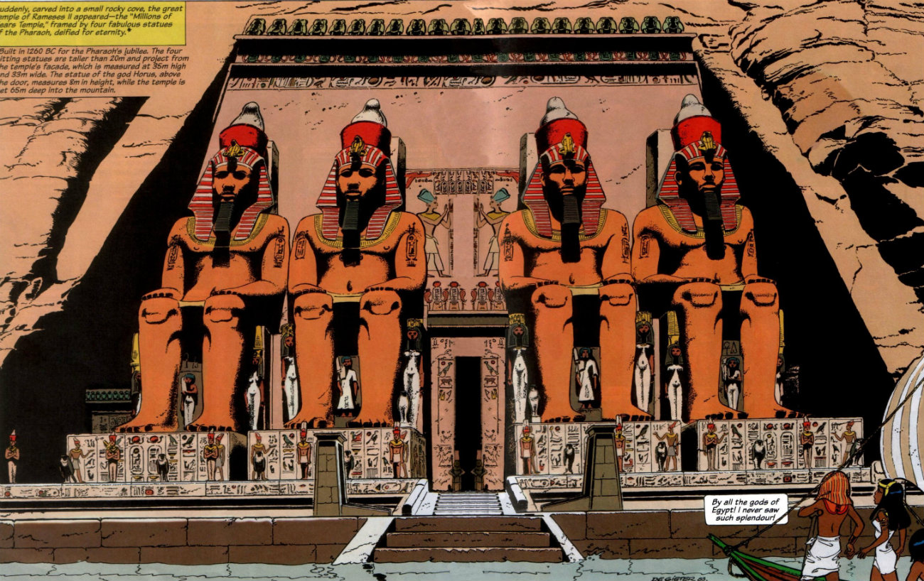 Papyrus - The Rameses Revenge esfinges plano critico