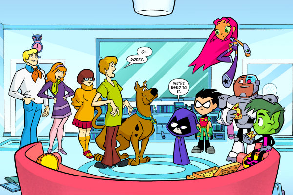 plano critico Scooby-Doo Team-Up jovens titãs e liga da justiça