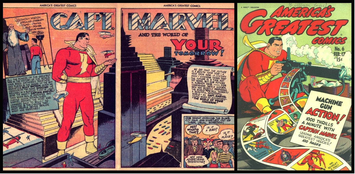 PLANO CRITICO SHAZAM CAPITÃO MARVEL 1941 1943