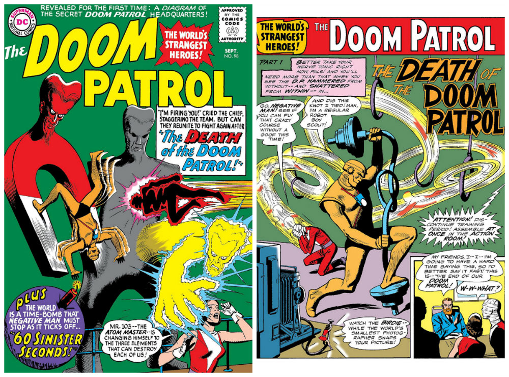 plano critico patrulha do destino The Death of the Doom Patrol