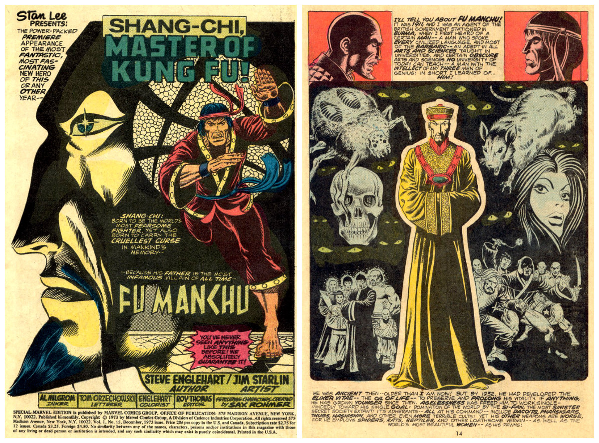 Critica Shang Chi O Mestre Do Kung Fu Special Marvel Edition 15 E 16 Plano Critico